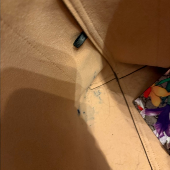 Gucci Flora Print Green Tote Bag used with wearing - Picture 6 of 8